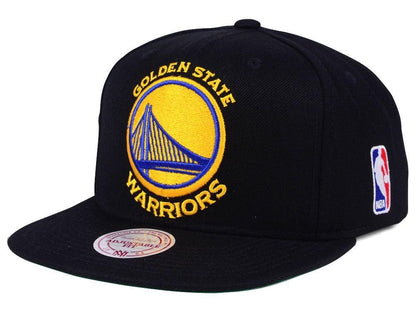 Golden State Warriors Mitchell & Ness NBA XL Logo Snapback Cap