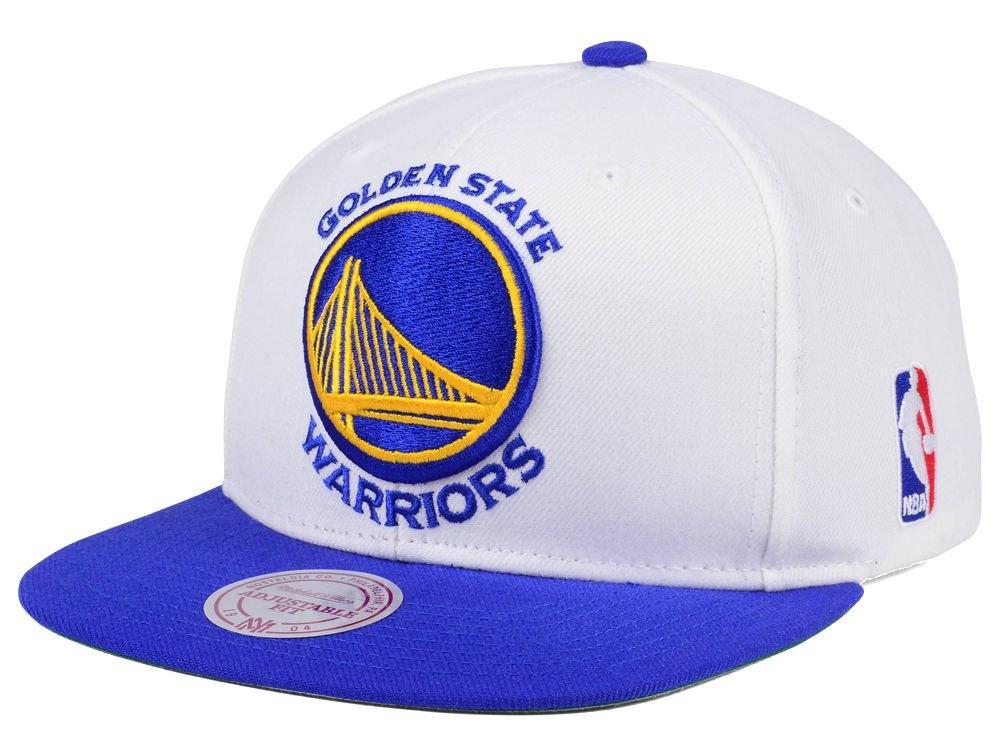 Golden State Warriors Mitchell & Ness NBA XL Logo Snapback Cap
